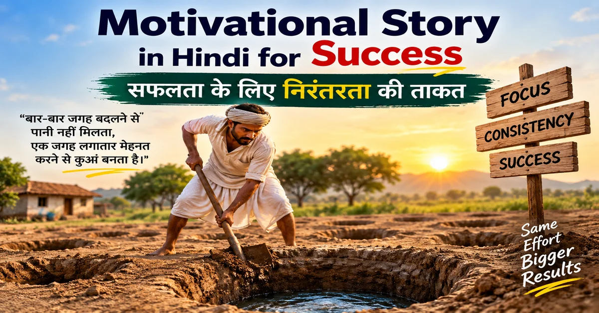 Motivational Story in Hindi for Success