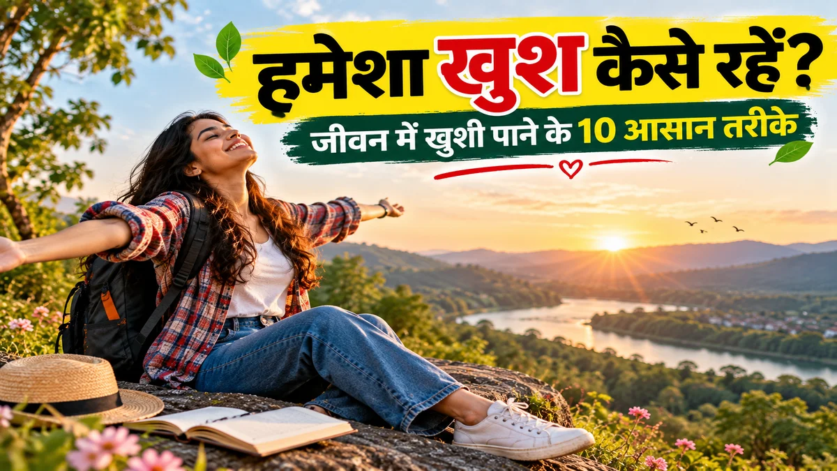 हमेशा खुश रहने के 10 आसान तरीके