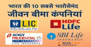 top 10 most trusted life insurance company in India
