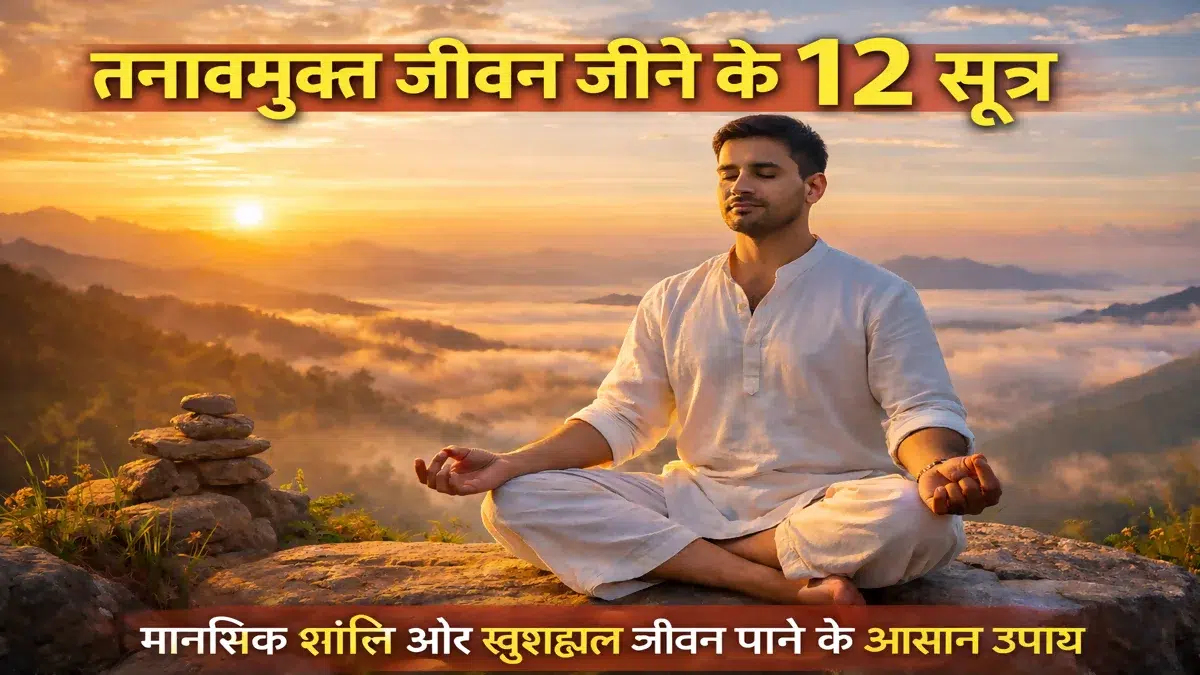 तनावमुक्त जीवन जीने के 12 सूत्र – मानसिक शांति पाने के उपाय
