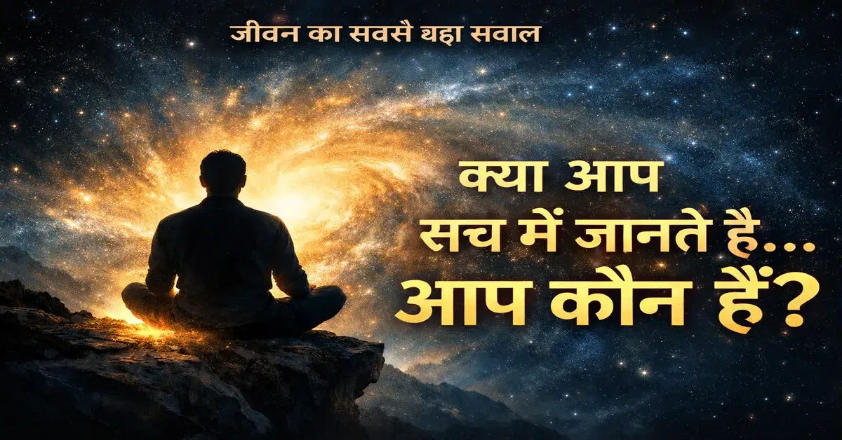 मैं कौन हूं जीवन का सबसे बड़ा प्रश्न और आत्मज्ञान पाने का सरल मार्ग