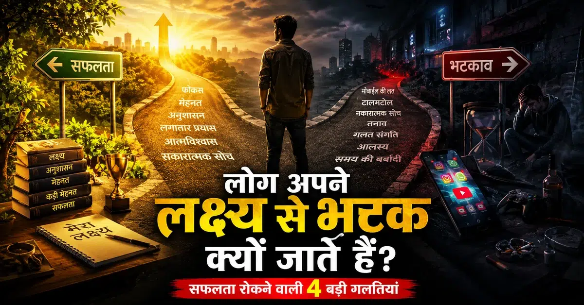 लोग अपने लक्ष्य से भटक क्यों जाते हैं?