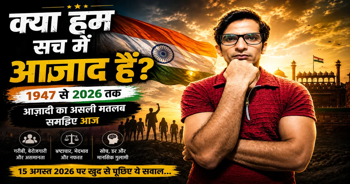 क्या हम सच में आज़ाद हैं 15 अगस्त 2026