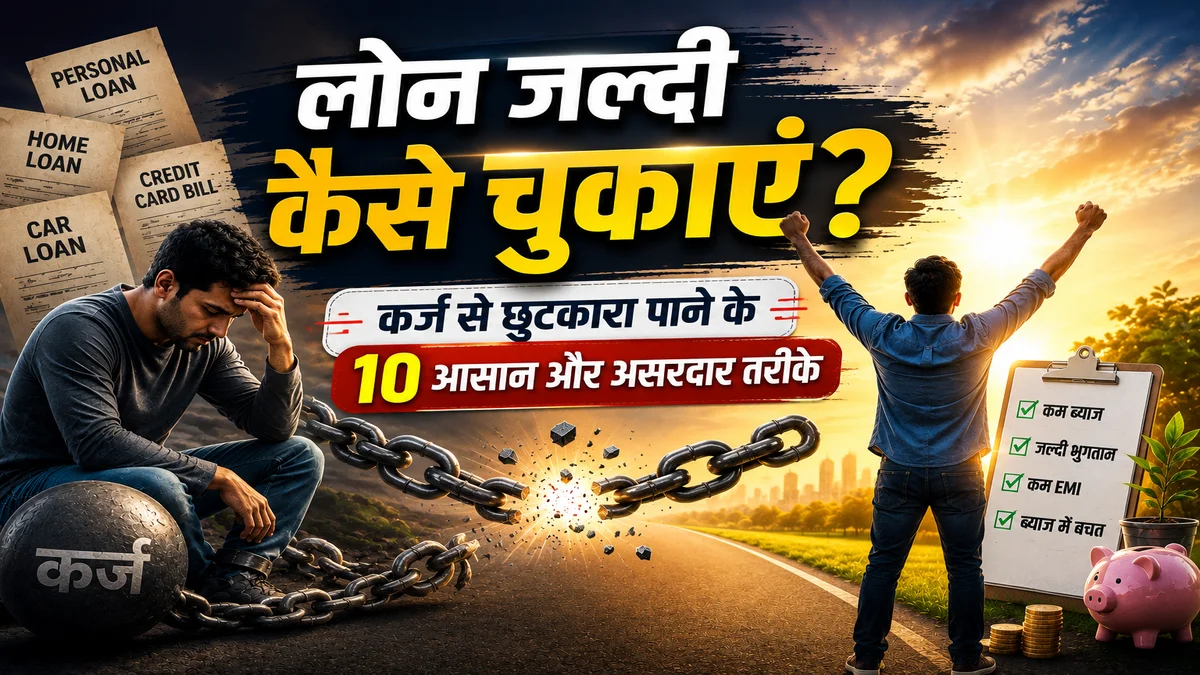 लोन जल्दी कैसे चुकाएं और कर्ज से छुटकारा कैसे पाएं