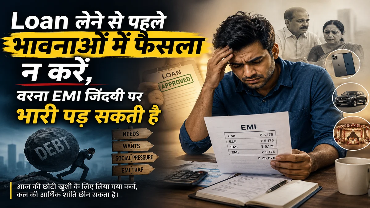 लोन लेने से पहले भावनाओं में फैसला करने से बचें