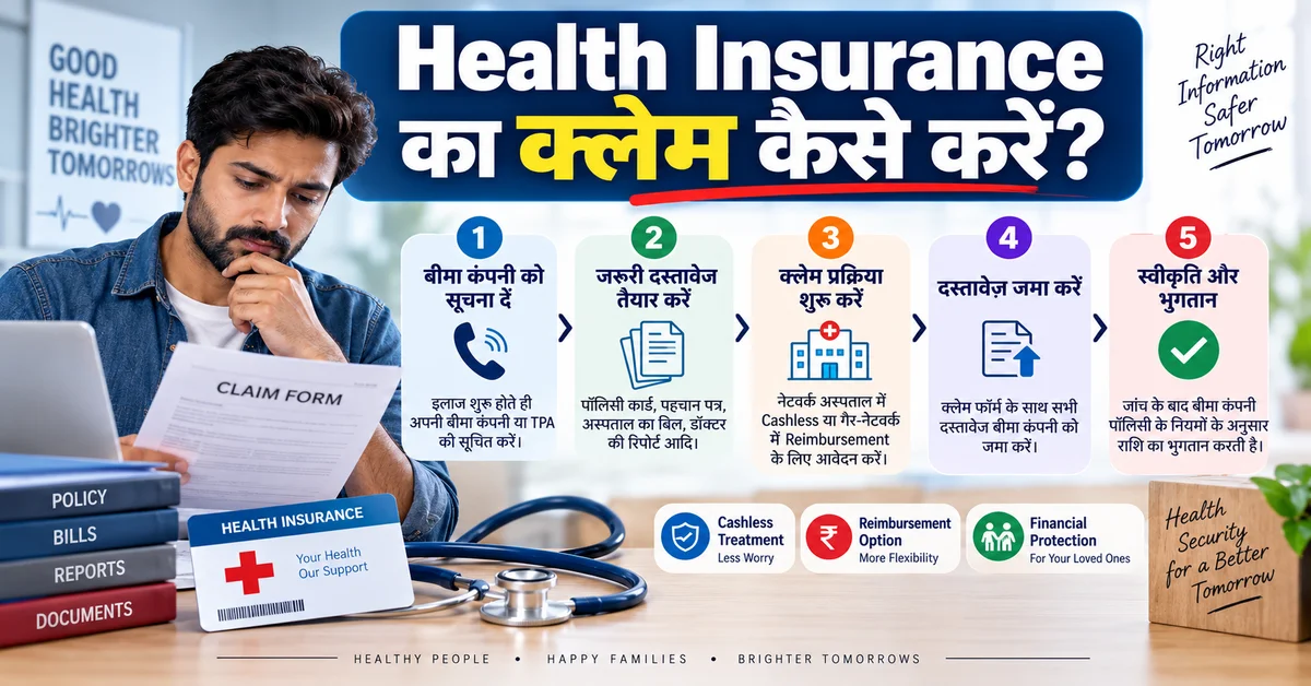 Health Insurance का क्लेम कैसे करें,