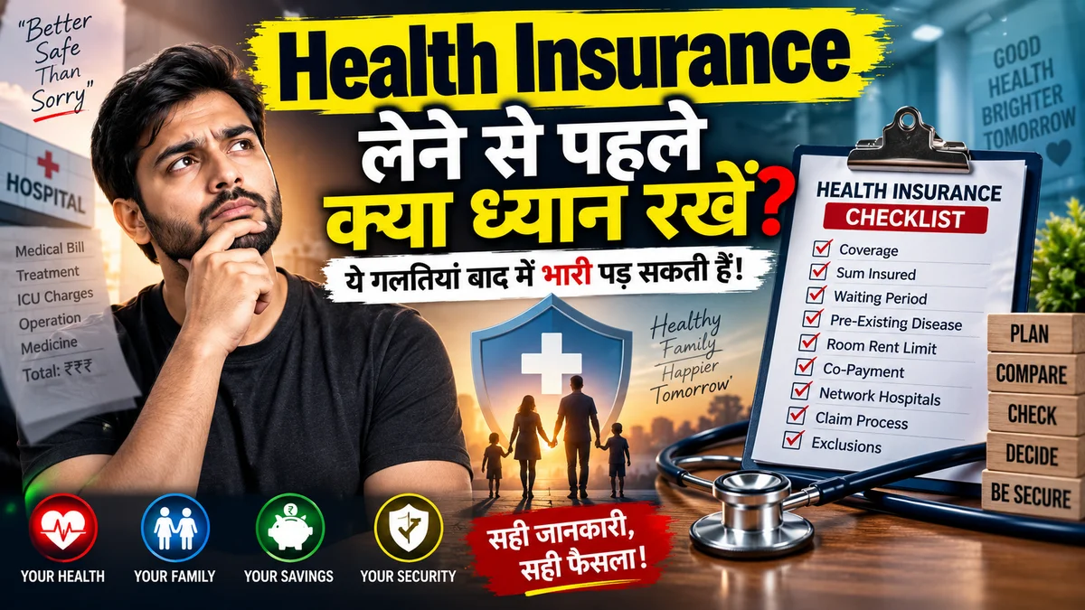 Health Insurance लेने से पहले क्या ध्यान रखें