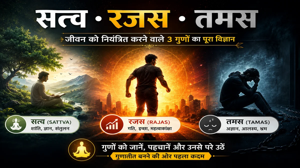 सत्व रजस और तमस क्या हैं